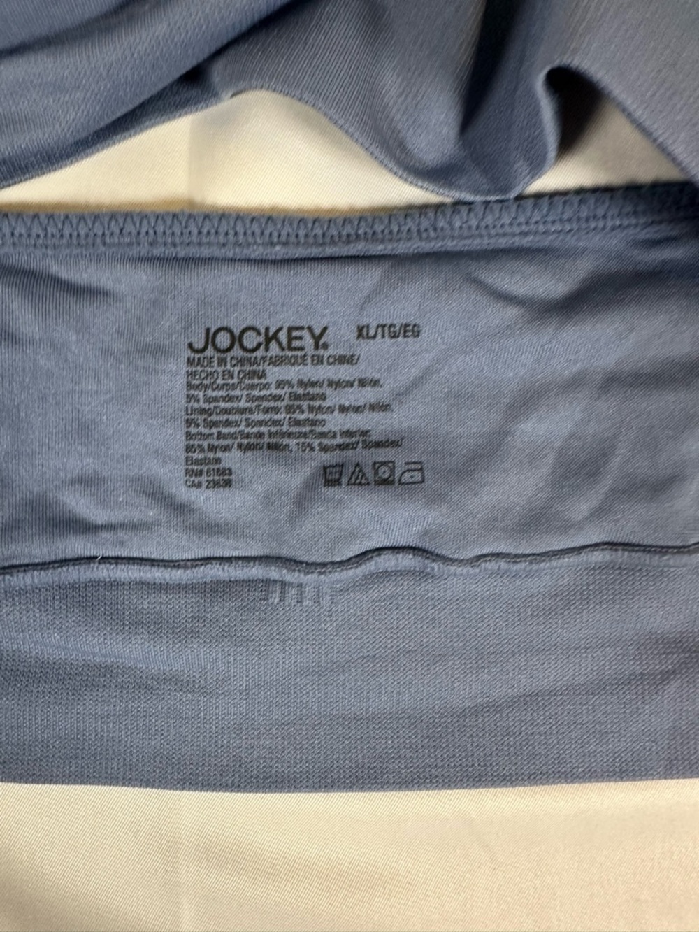 Jockey Wireless Light Lift Bralette Duo - Slate Blue & Burgundy XL - Picture 5 of 14